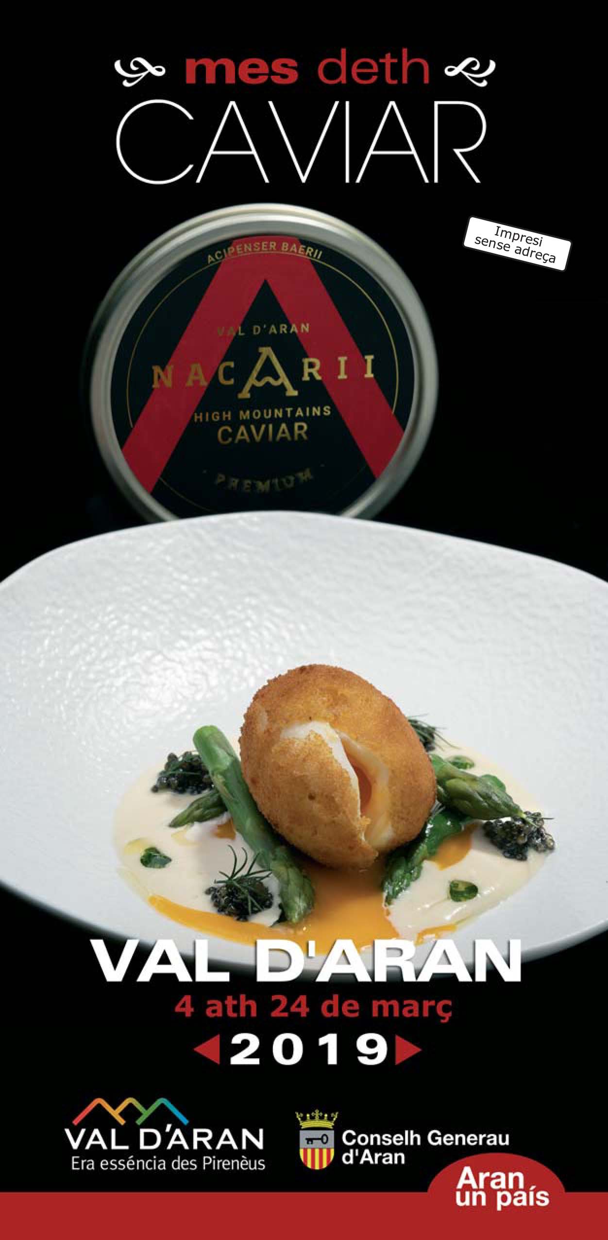 Semana del Caviar a Es Arraïtzes, del 11 al 17 de marzo.